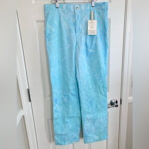 Urban Renewal Blue Water Color Pants NWT